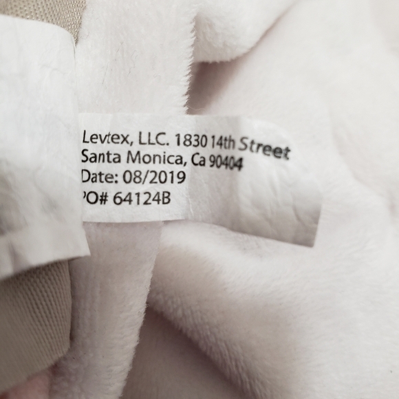 Levtex Pink Elephant Plush Lovey Mini Security Blanket Floral Fleece Year 2019 - Picture 7 of 8